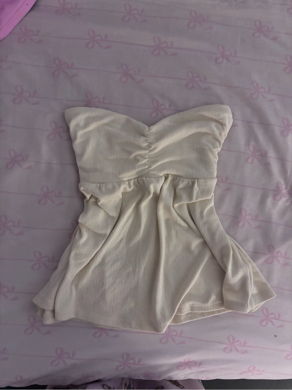 Baby yellow baby doll top
